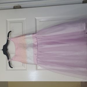 NWT Cat & Jack Purple, Pink, and Silver Dress Size L (10/12)